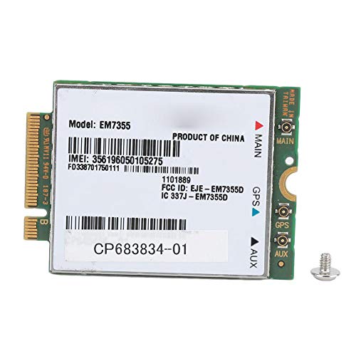 Wendry Ethernet Network Card, for AirPrime EM7355 100Mbps Notebook Built-in 4G LTE Module for/Verizon/Sprint - Image 1