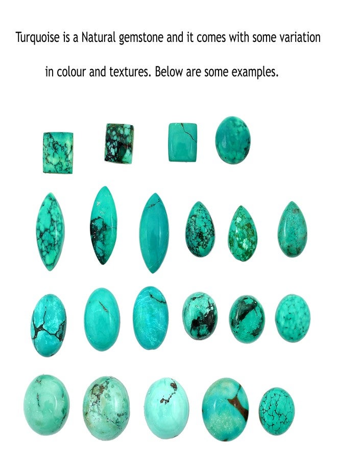 Sterling Silver Jewelry Natural Turquoise 925 Silver Plated Handmade Link Bracelet for Women - December Birthstone Oval Gemstones Vintage Style Bohemian Bracelet - Mother's Day Gifts for Her - Image 5