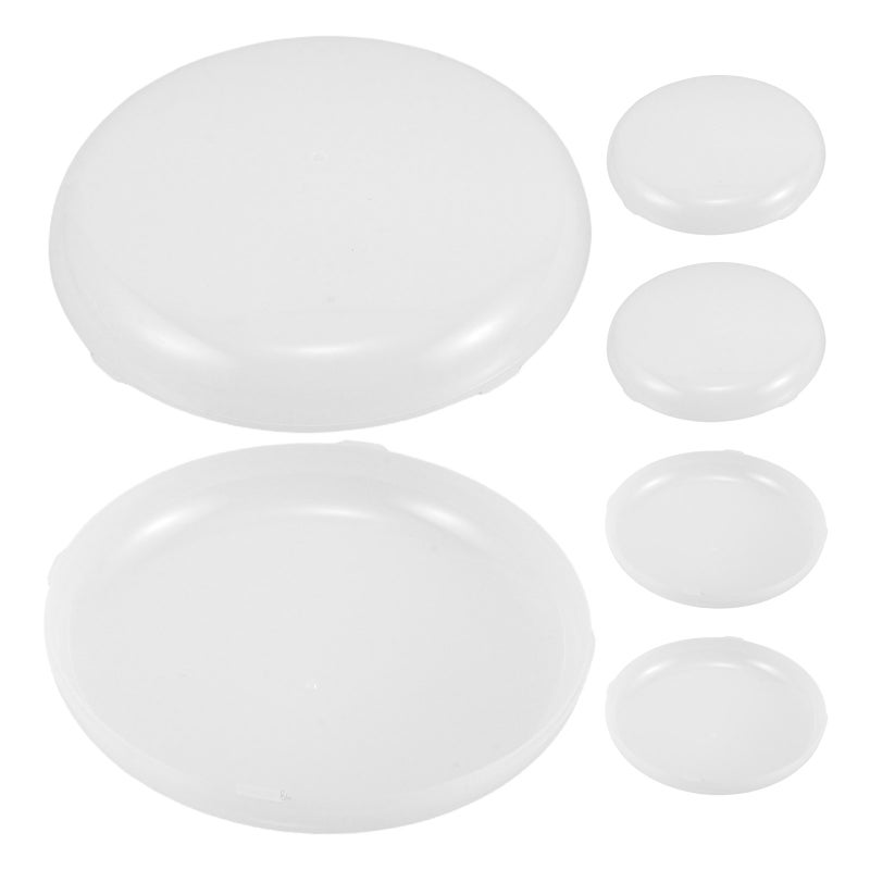 6pcs Lampshade Diffuser Translucent White Thick Round Diffuser Sheet For Drum Lampshades Pendants Light Diy Lights Shield - Image 1