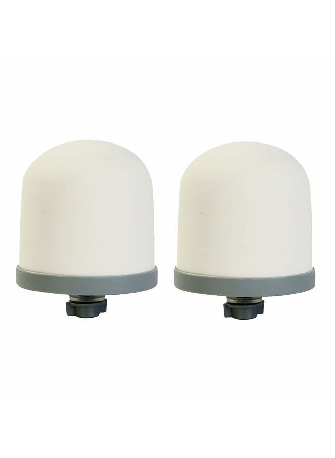 Huining 4-Pack Ceramic Dome Water Filter Replacement, 0.15 to 0.5 Micron, Pre-Filtration Unit Filter Media for Household Water Bucket Filtration System Water Pitcher - Image 4