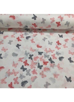 Bebek Özel Baby Special 100% Cotton Baby and Kids Elastic Sheet Pink Butterfly 70 x 140 cm 