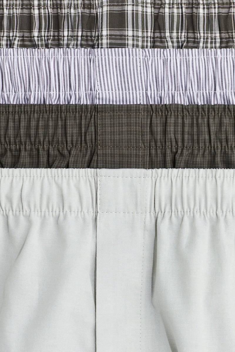 H&M  4-pack woven boxer shorts for Men | Best Price UAE