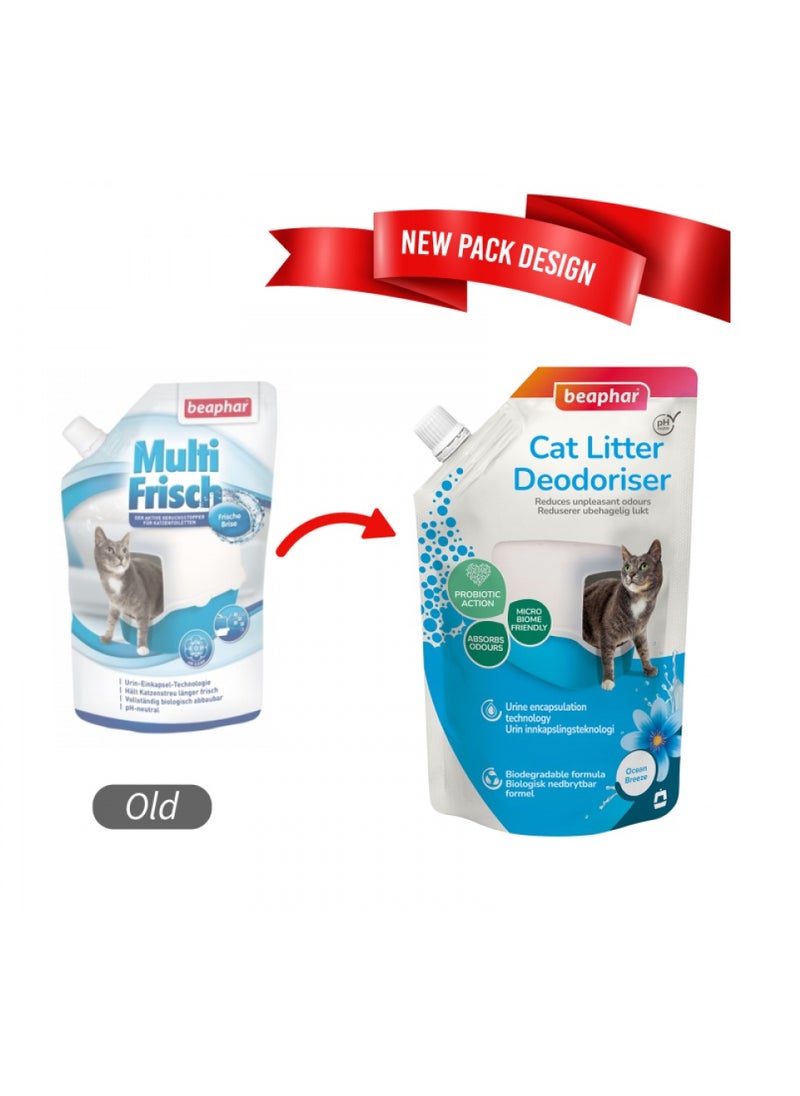 beaphar Beaphar Cat Litter Deodoriser - Ocean Breeze - 400g 