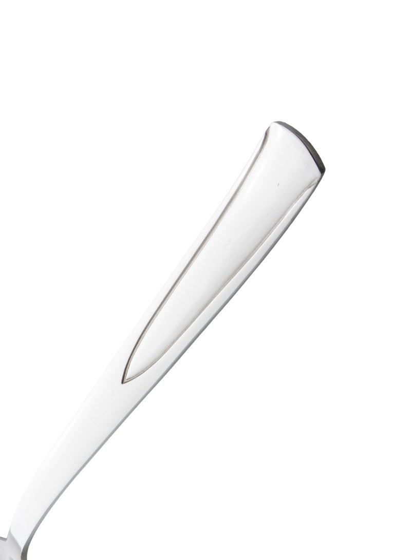 هيك طقم ملاعق حلا ستانلس ستيل 6 قطع فضي - Image 2