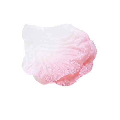 Neo LOONS 1000 Pcs Artificial Silk Rose Petals Decoration Wedding Party Color Light Pink & White - Image 2