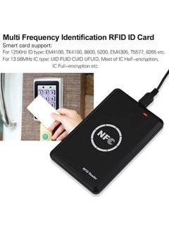 XiuWoo Smart Access Control Card Copier with 5 Writable Key Fobs Cards, RFID Reader Writer, 125KHz Card Duplicator, 13.56MHz Encrypted Card Decoder, NFC Tag Replicator, Contactless Smart ID Card  - Image 3