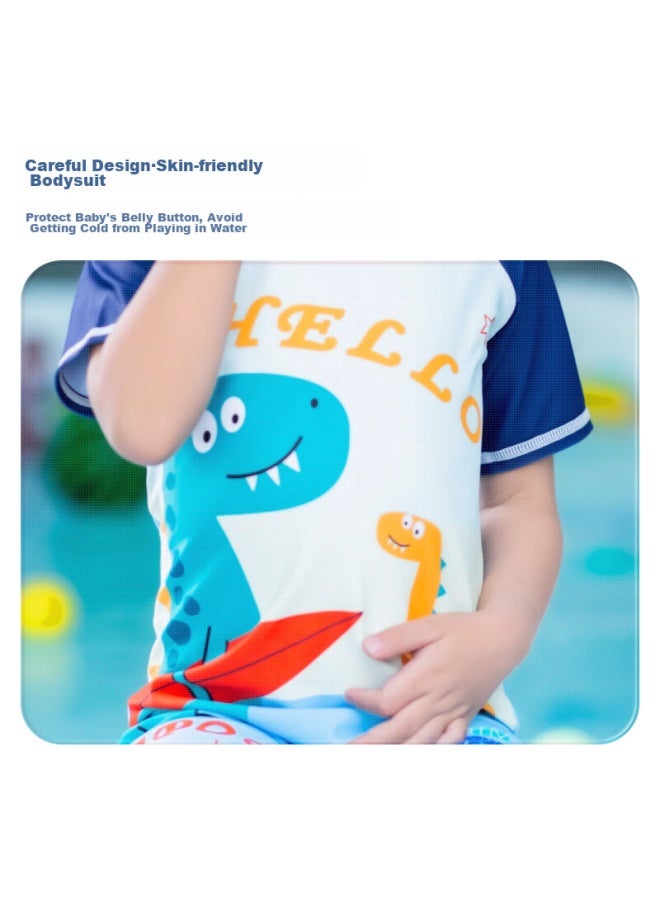 Yuke Children's One-piece Swimsuit For Boys, Cute Swimwear For Toddlers And Young Boys, Baby Boy Swimming Suit - Image 2