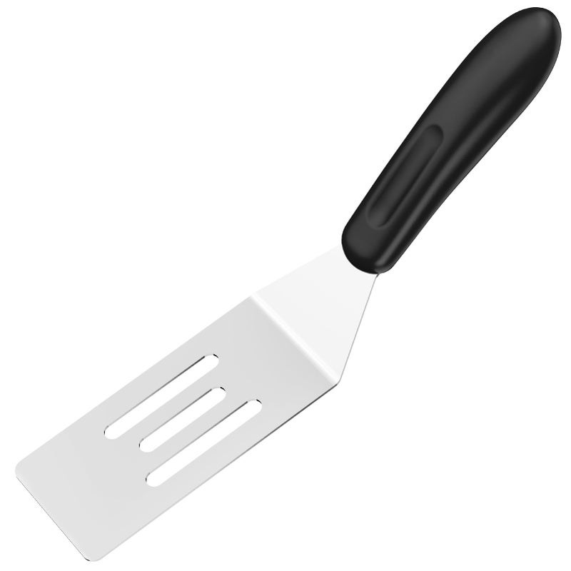 ReneeChef Professional Mini Serving Spatula #2622 Stainless Steel Cutter And Serve Turner For Serving Flipping Small Spatula Metal Grill Ideal For Brownies Tiramisu Pancakes Pie Cookies Or Barbecue Etc. - Image 1