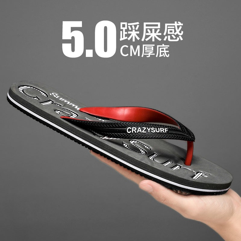 Boys Flip Flops Men'S Summer Outer Wear Vietnamese Flip Flops Men'S Home Indoor Leisure Beach Sports Sandals - Image 3