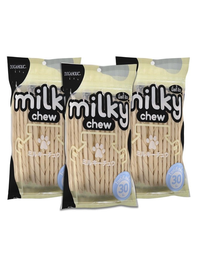 Rena Milky Chew (Stick Style, 30 Pieces) Pack of 3 - Image 1