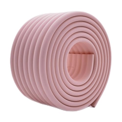 M2cbridge Multifunctional Edge and Corner Guard Coverage Baby Safety Bumper DIY 65 Ft Pink