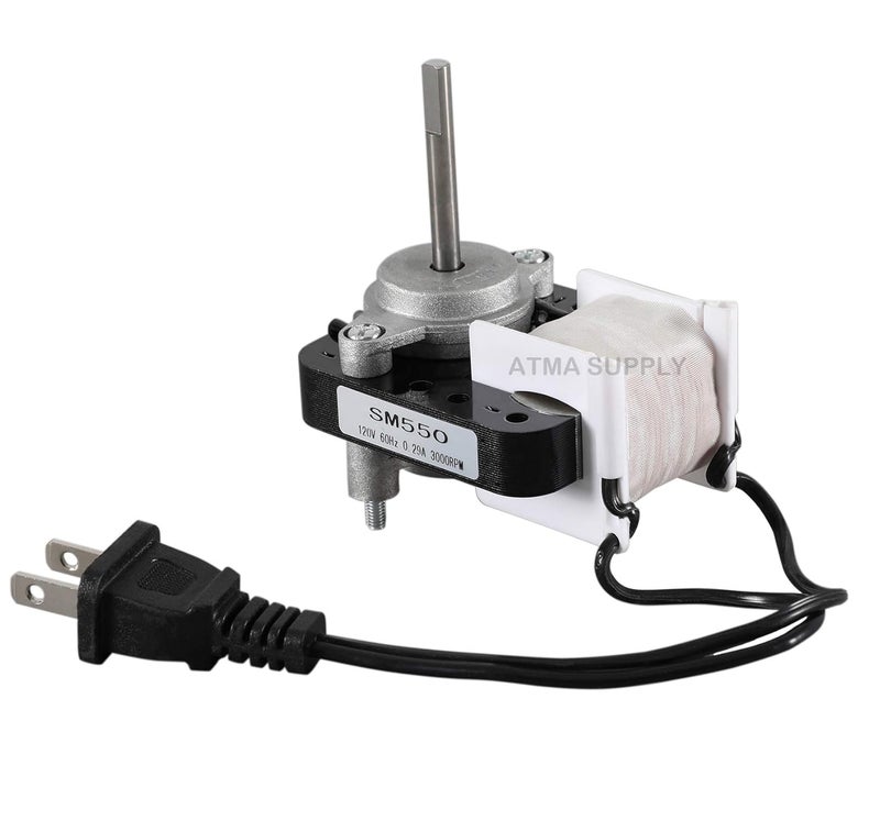 ATMA SUPPLY Universal Bathroom Vent Fan Motor Replacement Electric Motors Kit SM550 Compatible with Nutone Broan 50 CFM120V Replace C01575 65100 EM550 EM750 - Image 4
