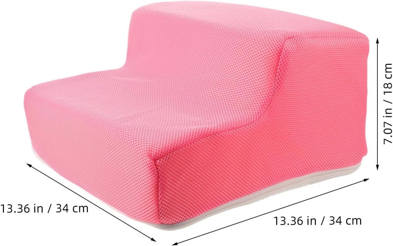 1632-step Dog Stairs for Bed Couch Sofa, 7. 1" H Low Profile Pet Steps for Small Dogs Cats Puppy Kitten, Non-Slip Indoor Climbing Ramp for Senior Pets & Seniors - Image 3