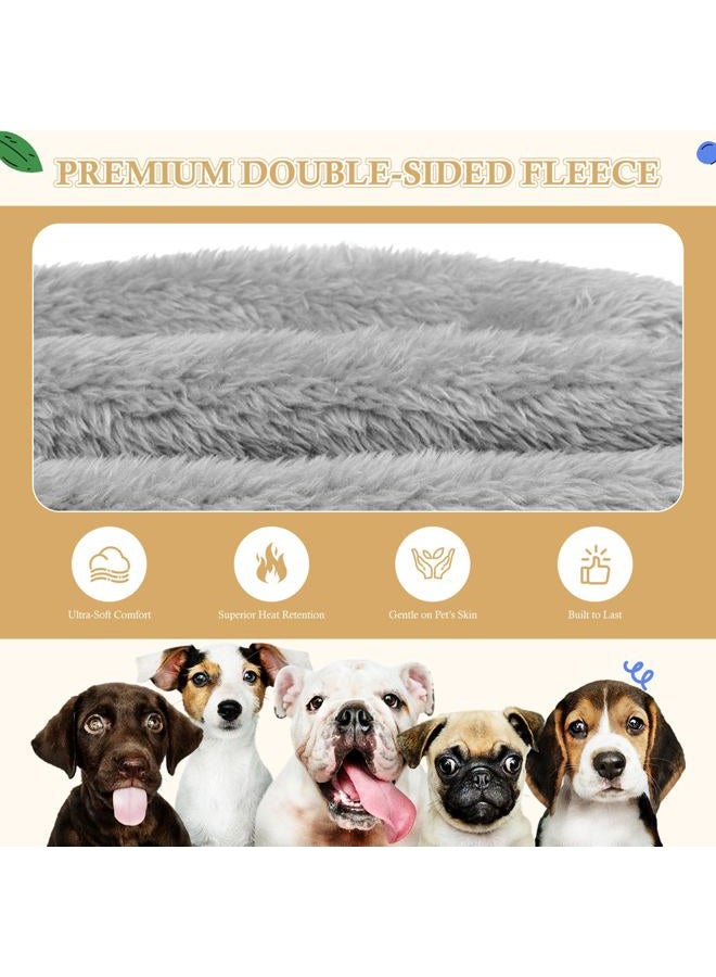 Waoduld Dog Sweater,Dog Hoodies for Large Dogs,Warm Fuzzy Fleece Sweatshirt with Hood & Pocket,Leash Hole,Cozy Cold Weather Pet Clothes Pet Sweater for Medium Large Dogs(Grey,XL) - Image 3