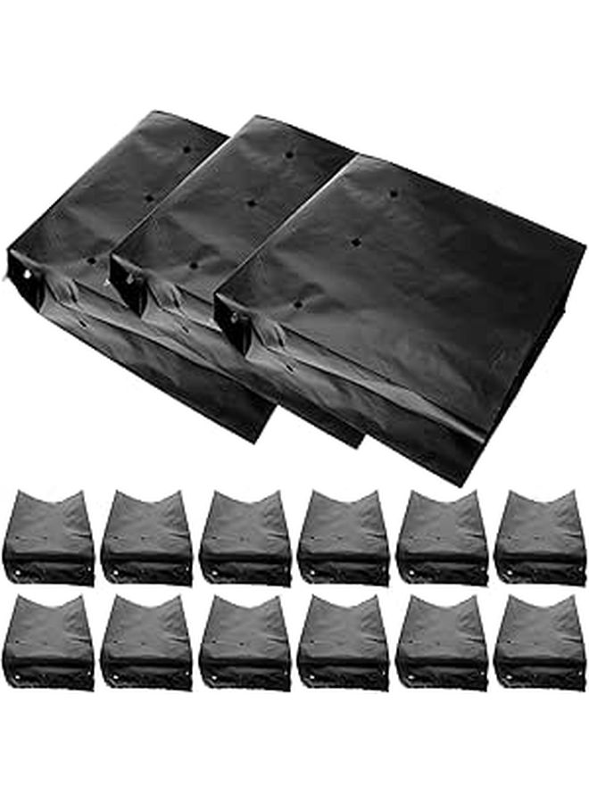 100pcs Nursery Bags for Seedlings 30x31cm Portable Planting Pouches Gardening Grow Bags - Image 1