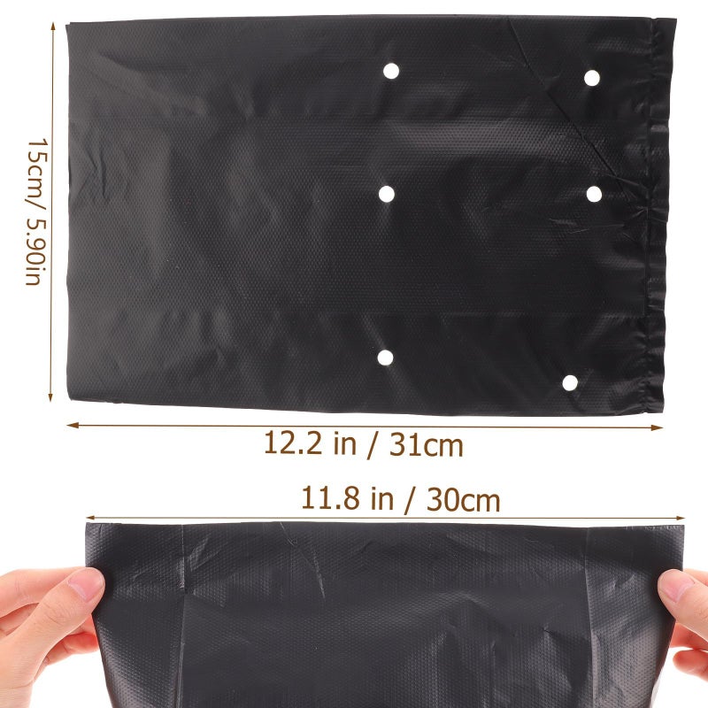 100pcs Nursery Bags for Seedlings 30x31cm Portable Planting Pouches Gardening Grow Bags - Image 3