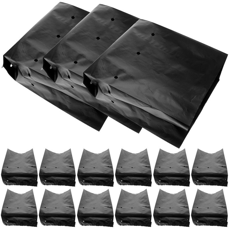 100pcs Nursery Bags for Seedlings 30x31cm Portable Planting Pouches Gardening Grow Bags - Image 2