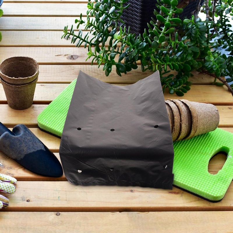100pcs Nursery Bags for Seedlings 30x31cm Portable Planting Pouches Gardening Grow Bags - Image 5