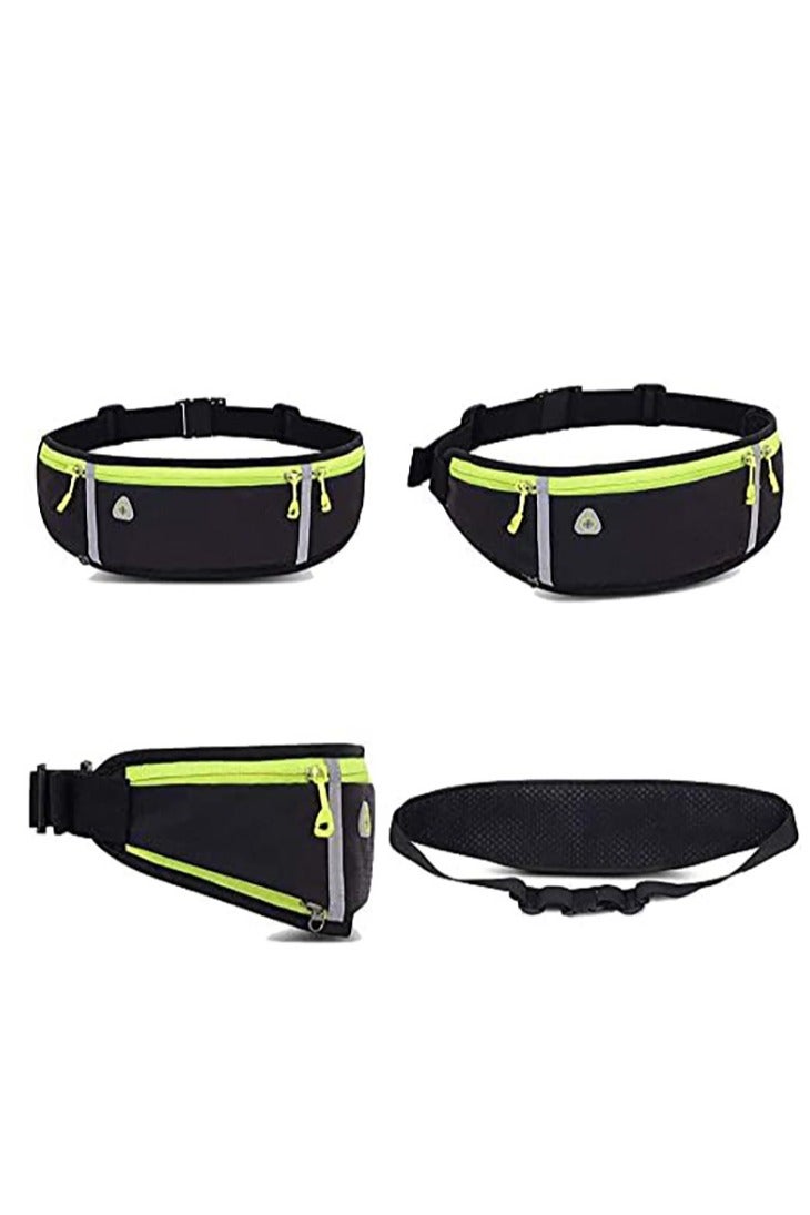 Waist Phone Bag, Waterproof Running Belt for Women and Men, Lightweight Waist Pack with Adjustable Elastic Strap Perfect for Carrying your Phone while Exercising at the Gym (Black) - Image 3