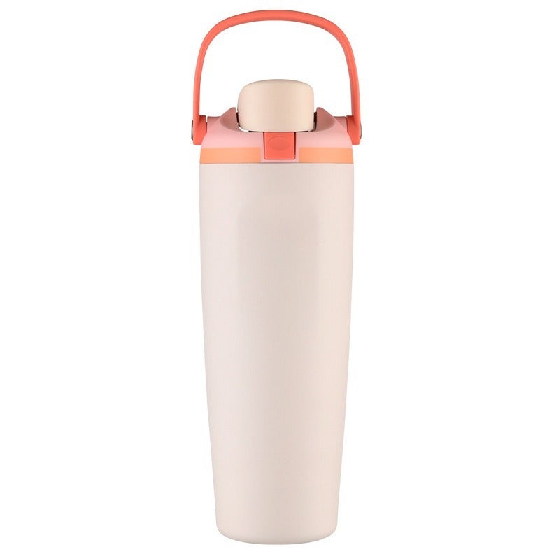 Large Capacity 30oz Stainless Steel Tumbler with Handle and Straw - Image 1
