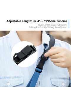 Excefore For JJC Camera Quick Shoulder Strap, Adjustable Camera Neck Belt Strap with Quick Release Plate, Anti-slip Camera Sling Strap, Suitable for Canon Sony Nikon Fuji Mirrorless Cameras (Blue)  - Image 5
