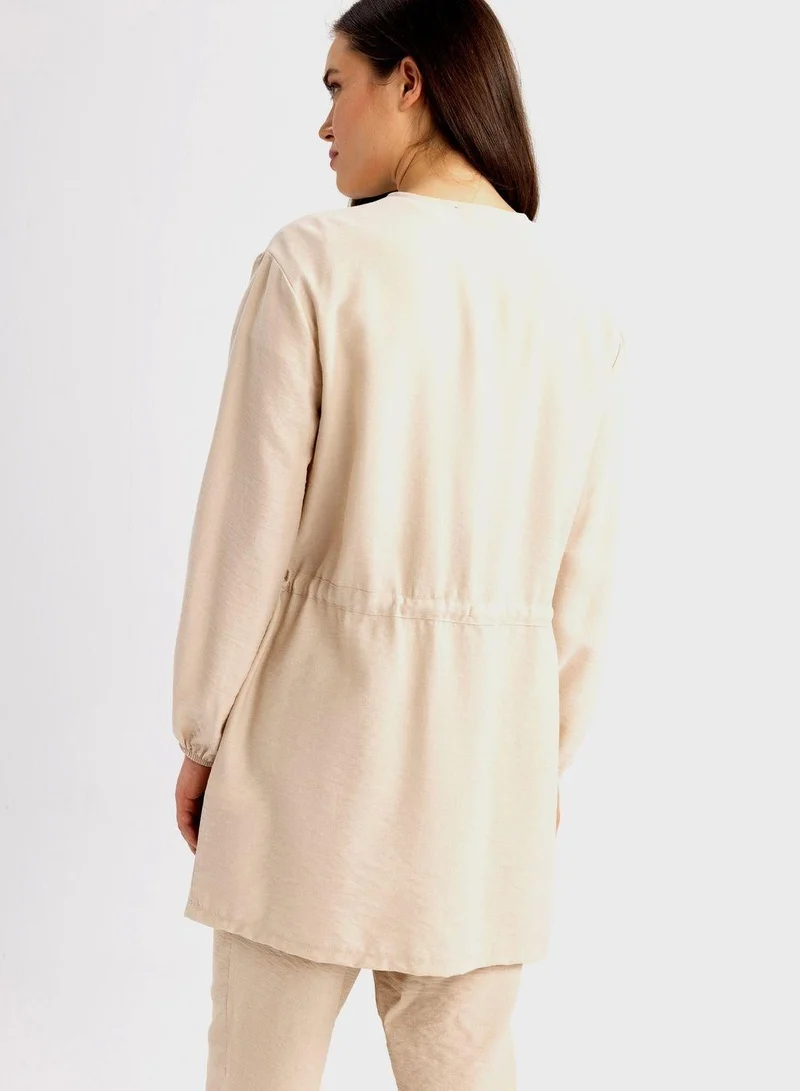 DeFacto Zip Thru Tunic Shirt