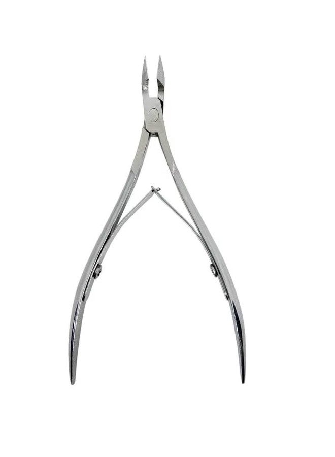Aeoss قاطع جلد الأظافر من آيوس مقص أظافر من الفولاذ المقاوم للصدأ لقاطع أظافر القدم السميكة مع زنبركين مزدوجين 1/4 مع غطاء 4" - Image 1