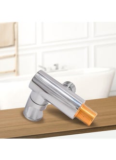 D&B Italian Bath Solution DB BATHWARE Full Brass WallMounted Handheld Shower Health Faucet Movable Holder with Water Outlet 12 NPT Supply Elbow for Bathroom Silver Chrome shower holder for bathroom  - Image 1