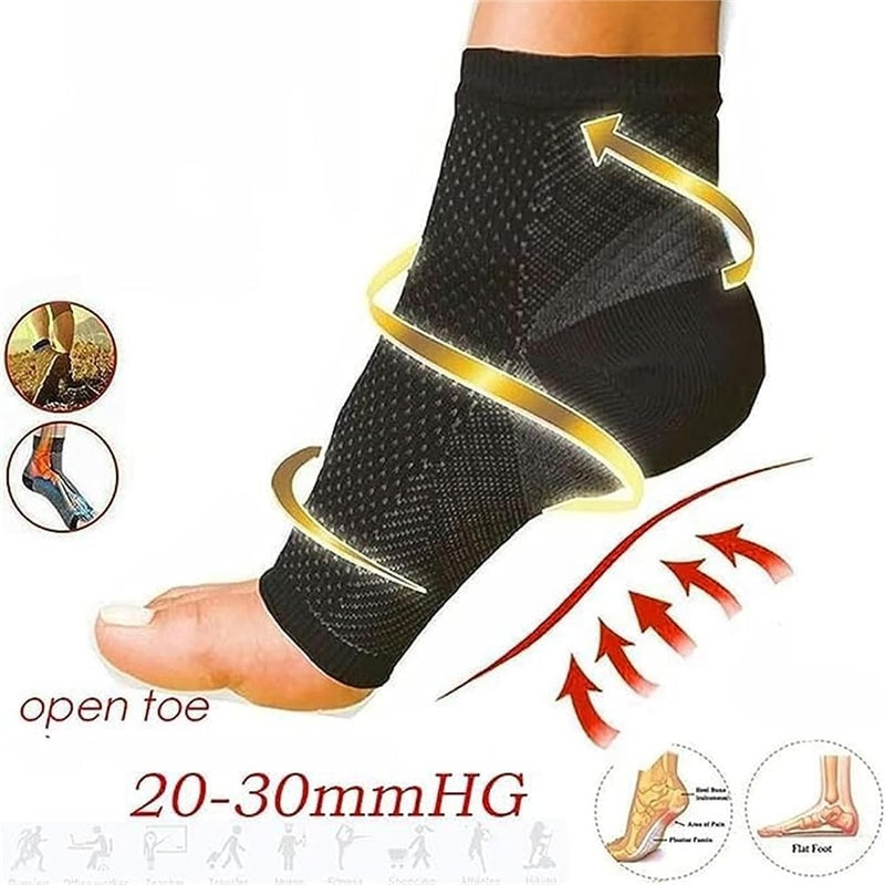 klarako Stunor - Dr.Neuropathy Socks,Foot Compression Sleeve for Pain,Ankle Brace Socks Compression Socks,Neuropathy Compression Socks,Relieve Foot Pain, Sore Feet (Black,XL) - Image 3