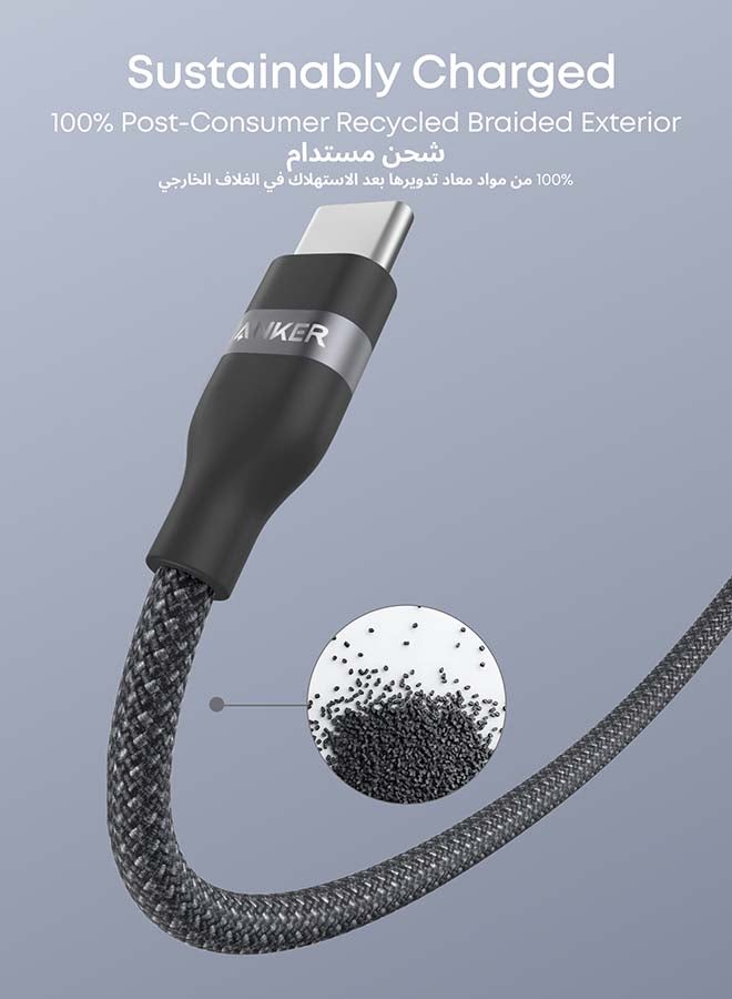 Car Carplay USB to USB C Cable for iPhone17/16, Upcycled Braided USB A to USB C Car Charger Cord for Samsung Note20 and More (USB 2.0, 3FT) - Image 4