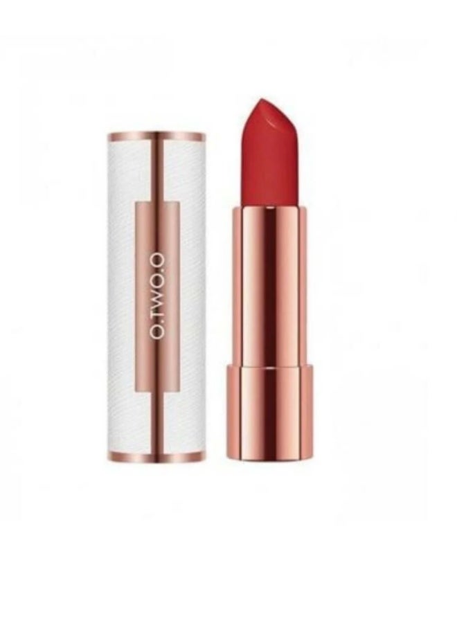 O.TWO.O Spin Gold Brocade Velvet Lipstick 04 Overfire - 4g - Image 1