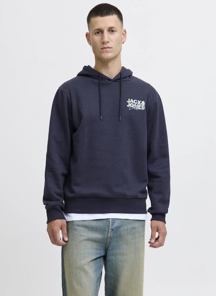 JACK & JONES Logo Pullover Hoodie