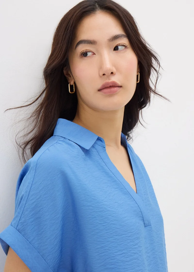 Matalan Blue Et Vous Popover Blouse