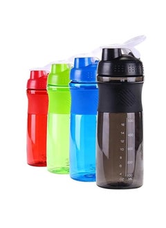 Spaceshoop BPA Free Protein Water Shaker Bottle Leak Proof Fitness Sports Supplements Non-Slip 760ml Green  - Image 2