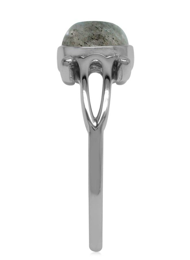Silvershake Genuine Labradorite 925 Sterling Silver ViCaratorian Inspired Casual Ring Size 7.25 - Image 3