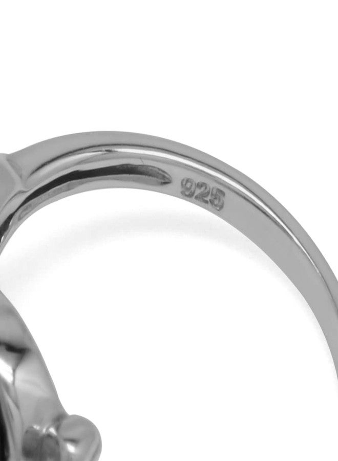 Silvershake Genuine Labradorite 925 Sterling Silver ViCaratorian Inspired Casual Ring Size 7.25 - Image 4