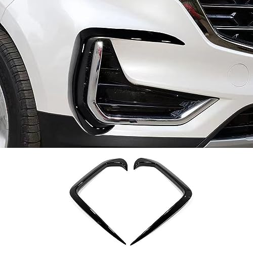 ERIDANUS Auto Accessories Fit for Hyundai Tucson 2023 2022 Headlight Cover Front Lamp (Black) ABS 2 PCS - Image 1