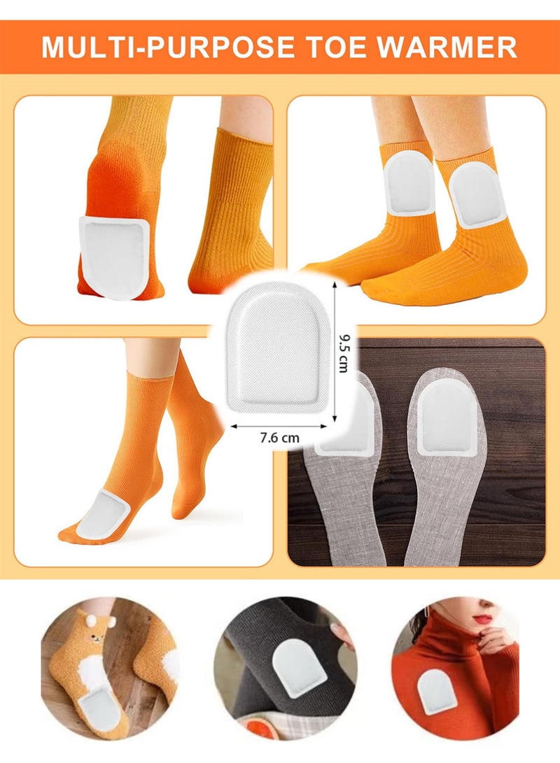 Foot Toe Warmers, Up to 8 Hours of Heat Long Lasting, Hot Insole Feet Warmer, Instant Toe Warmers Disposable Adhesive Air Activated Warmers for Winter Outdoor Activities, 7 Pairs - Image 4
