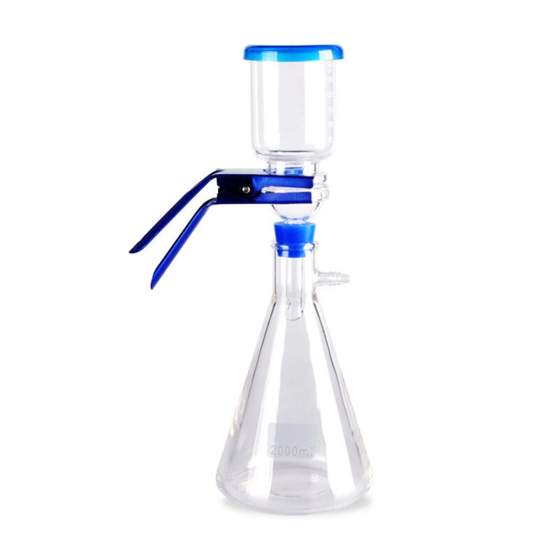 Fristaden Lab Fristaden Lab Vacuum Filtration Distillation Apparatus, 2000mL Filtering Flask, 300mL Graduated Funnel, Laboratory Glassware Distillation Kit, Glass Joint Filter, Vacuum Filter, 1-Year Warranty  - Image 1