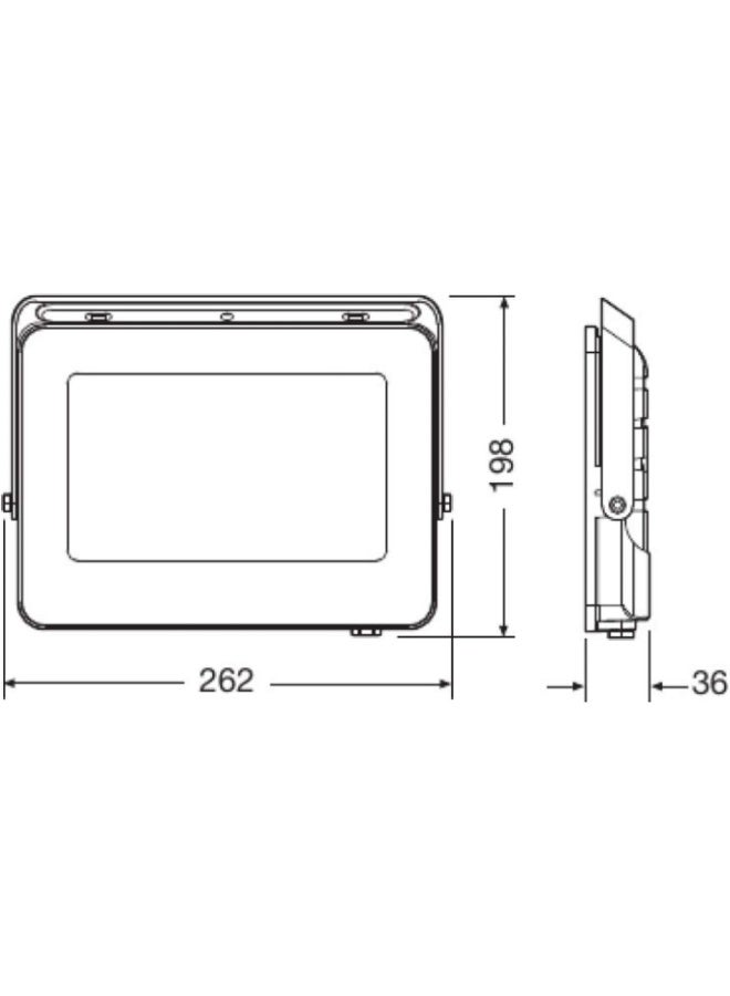 OSRAM مصباح الفيض LED من ليدفانس إيكو 70 واط لحدائق السيارات/الأمان/الإضاءة المعمارية - Image 3