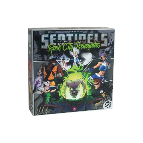 Greater Than Games  Sentinels of The Multiverse Rook City Renegades  Cooperative Strategy Board Game Expansion  1 to 5 Players  30 Minutes  Ages 14 - Image 1
