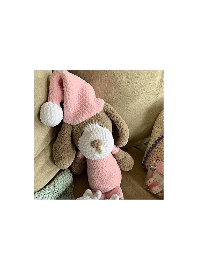 خيوط قطيفه غزل دولفين بيبي2 شلة 264 ياردة 2 × 100 غرام، خيوط بطانية اطفال ضخمة للغاية (80327) - Image 4