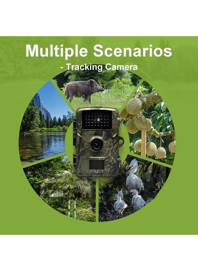 Wildlife Trail Camera 32GB Card 2 Inch Screen PIR Motion Sensor Camouflage Green - Image 5