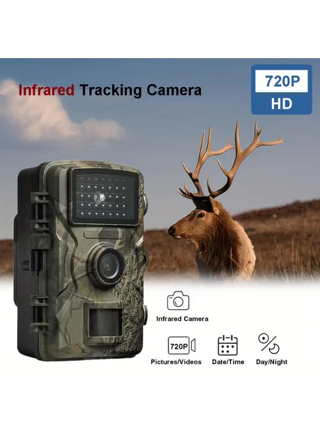 Wildlife Trail Camera 32GB Card 2 Inch Screen PIR Motion Sensor Camouflage Green - Image 2