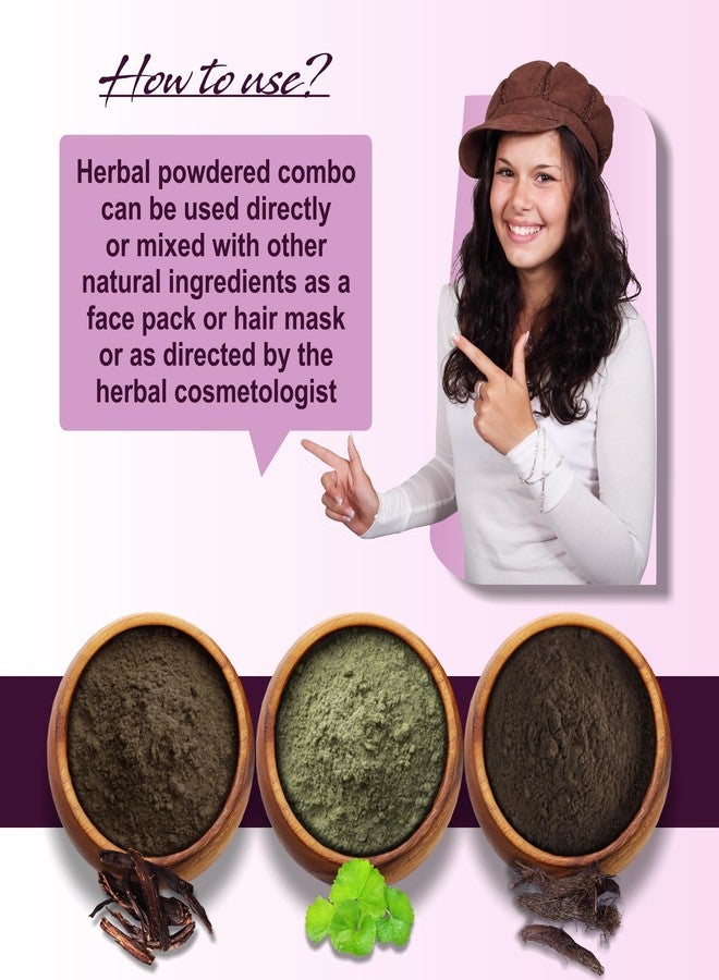 IYUSH Herbal Ayurveda Jatamansi Ratanjot Brahmi Powder - 750gm | Jatamansi Powder, Brahmi Powder, and Vembalam Pattai for Hair | Hair Volume Powder | Hair Pack for Hair Growth | (250gm each) - Image 5