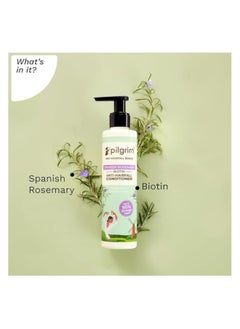 PILGRIM Spanish Rosemary And Biotin Anti Hairfall Conditioner for Reducing Hair Loss And Breakage  Upto 95% stronger hairs  Suitable for all hair types  For Men And Women 200ml  - Image 2