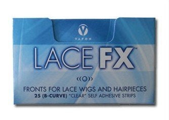 Lace FX Tape By Vapon B Curve Double Sided Super Adhesive Clear Strips for Front Lace Wigs by Vapon INC BEAUTY