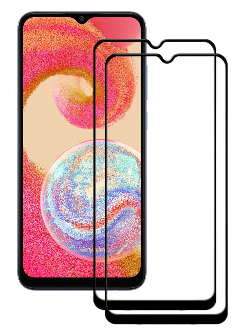 ACLIX 2 Pieces Antistatic ESD Dustproof Premium Quality High Definition Tempered Glass Screen Protector Designed For Samsung Galaxy A04e - Image 1