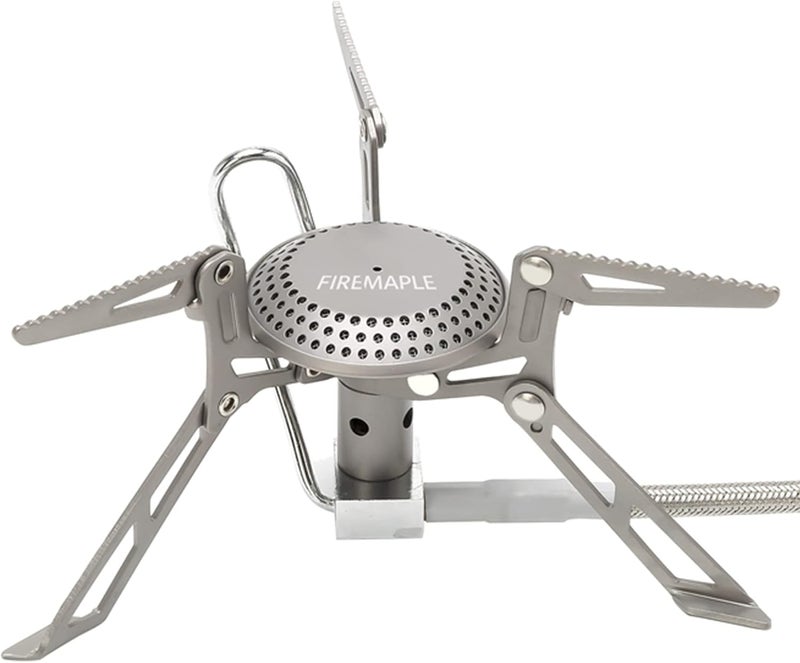 Fire-Maple Blade 2 Portable Propane Camping and Backpacking Stove Ultra Light | Titanium Hiking Stoves with pre-heat tube | Mini Portable Isobutane - Image 1