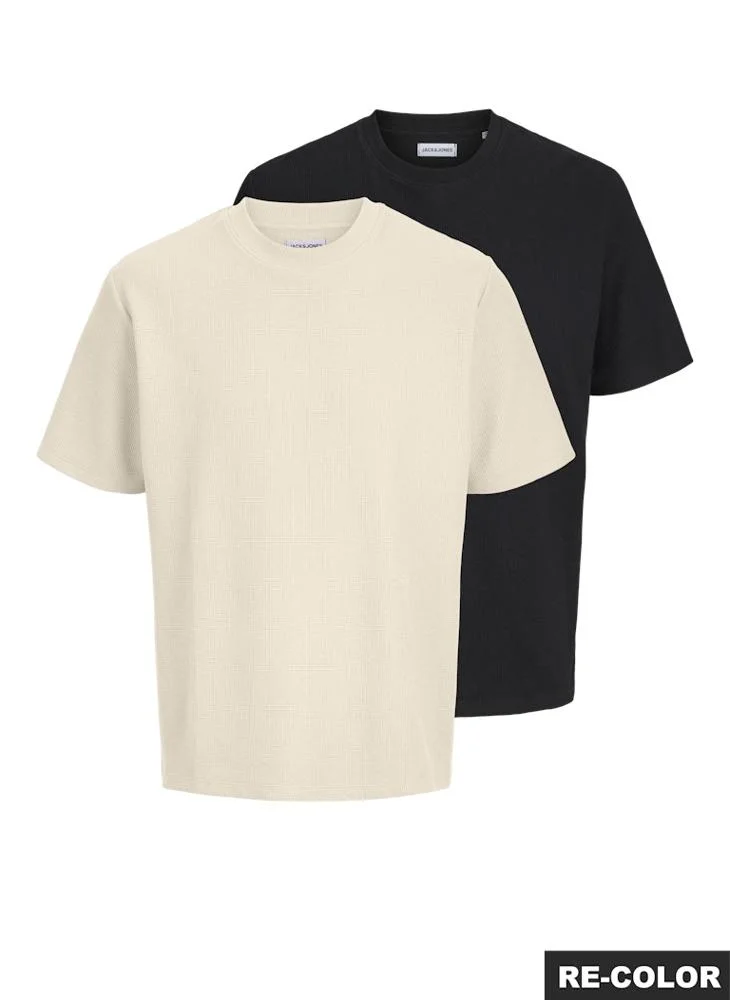 JACK & JONES 2 Pack Of Crew Neck T-Shirt